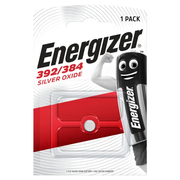 Батарейка для годинника Energizer SR41SW-B1 (384) на батарейки.com.ua