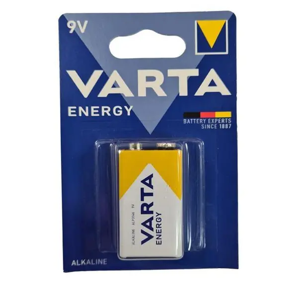 Батарейка VARTA 6LR61 (04122) ENERGY 1BL від батарейки.com.ua