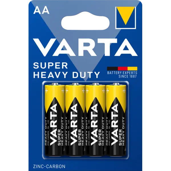Батарейка VARTA AA R6 Super heavy duty 2006 4BL від батарейки.com.ua