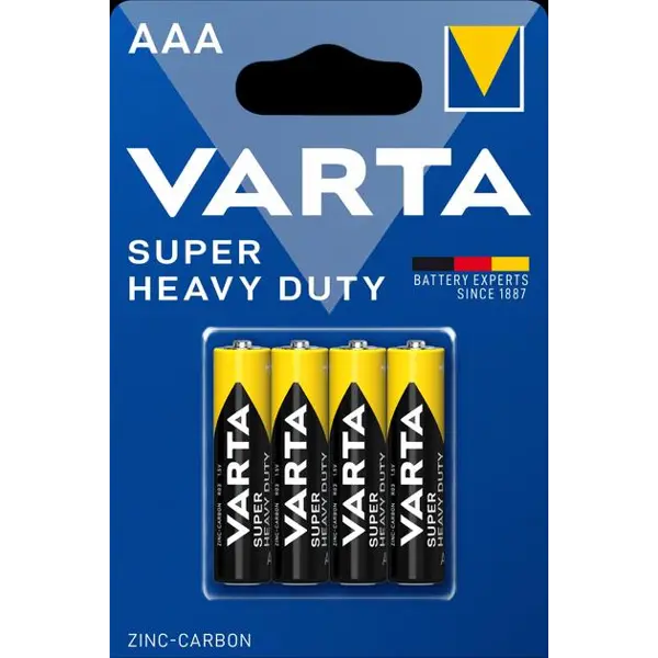 Батарейка VARTA AAA R03 Super heavy duty 2003 4BL від батарейки.com.ua