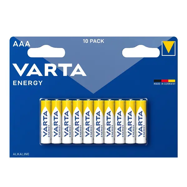 Батарейка VARTA LR03 (04103) ENERGY 1X10 BL від батарейки.com.ua