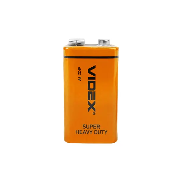 Батарейка Videx 6F22 shrink - батарейки.com.ua