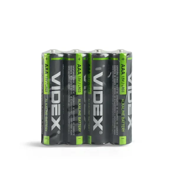 Батарейка Videx LR03 4sh 60 уп - батарейки.com.ua