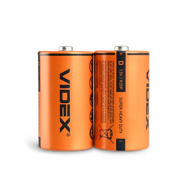 Батарейка Videx R20 на батарейки.com.ua