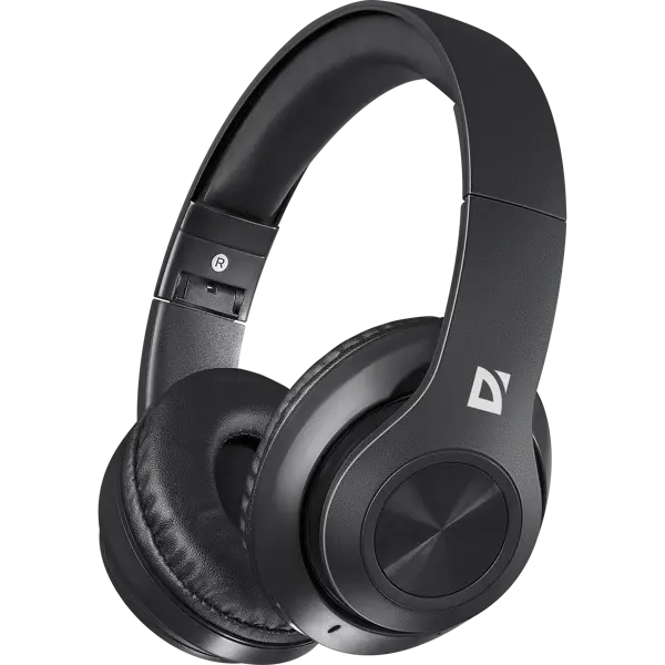Bluetooth гарнітура DEFENDER FreeMotion B552 BT5.4 MicroSD, AUX jack, Type-C 200 мАг чорна  від батарейки.com.ua