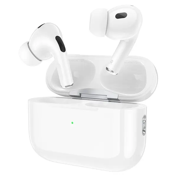 Bluetooth навушники HOCO EW90 TWS, AirDots бездротове шумопоглинання ANC+ENC білі від батарейки.com.ua