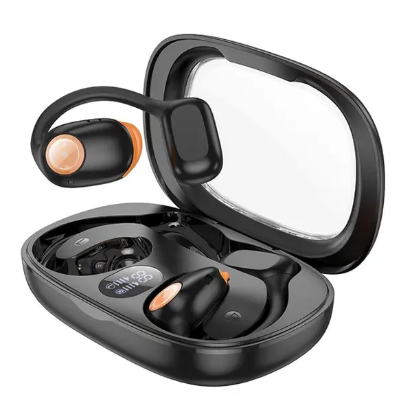 bluetooth навушники TWS HOCO EA1 Spectrum TWS, BT5.3, до 10 годин чорні від батарейки.com.ua