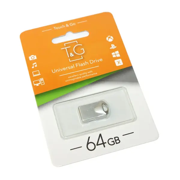 флешка T&G 106 64GB USB 3.0 металева від батарейки.com.ua