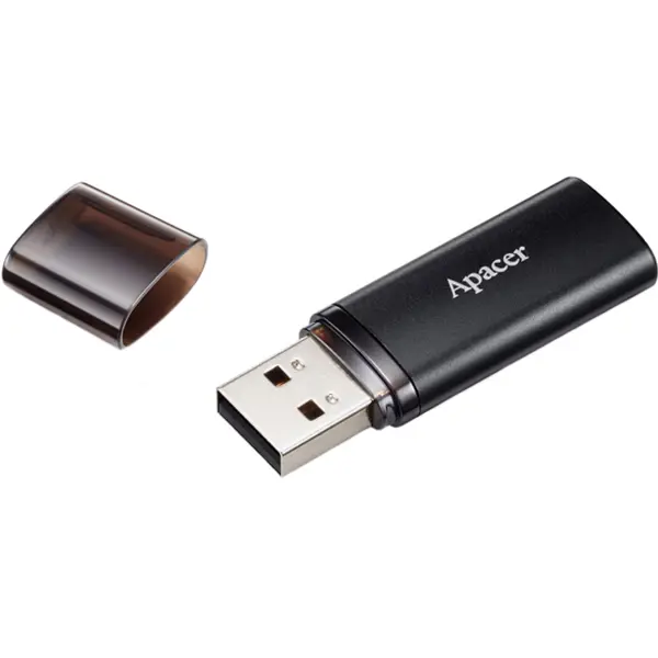 флешка APACER Flash-Drive АН25B 32GB USB3.1 Black від батарейки.com.ua