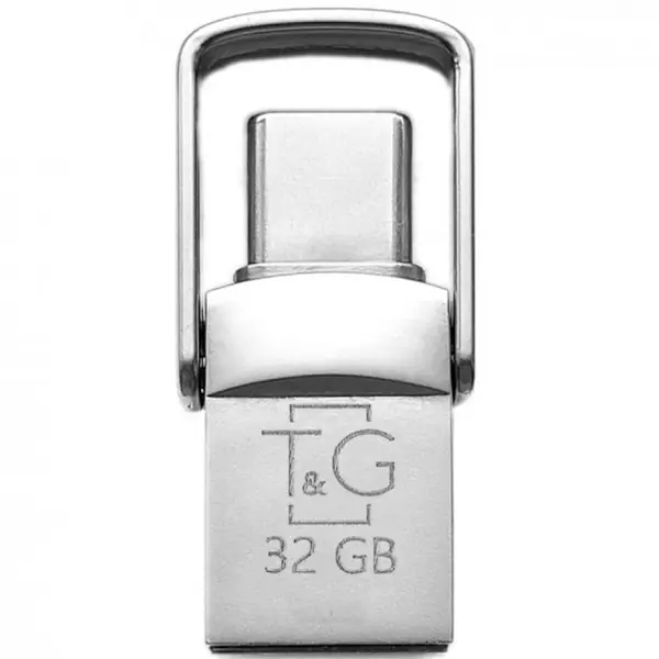 флешка T&G 104 32GB USB-Type C металева від батарейки.com.ua