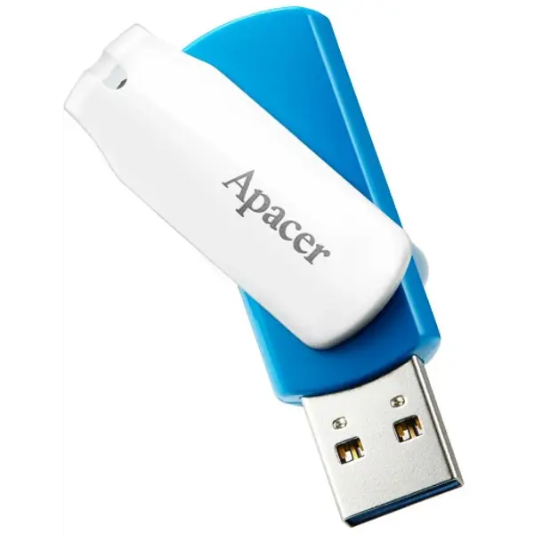 флешка APACERАН357 64GB USB3.2 blue від батарейки.com.ua