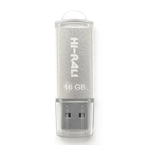 флешка Hi-Rali 16GB USB3.0 Rocket срібло від батарейки.com.ua