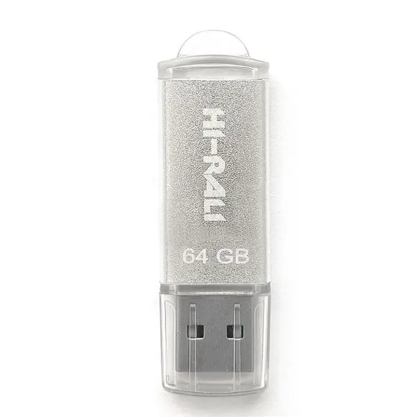 флешка Hi-Rali 64GB Rocket срібло від батарейки.com.ua