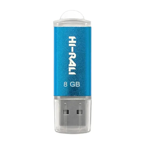 флешка Hi-Rali 8GB Rocket синій від батарейки.com.ua