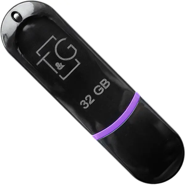 флешка T&G 012 32GB Jet чорний від батарейки.com.ua