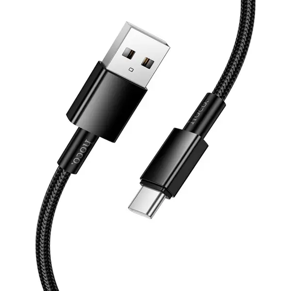 Кабель HOCO X119 USB to Type-C 3A 1m чорний від батарейки.com.ua