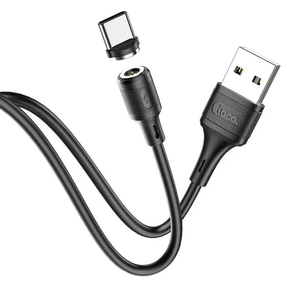 Кабель магнітний HOCO X52 USB to Type-C 3A 1m black від батарейки.com.ua