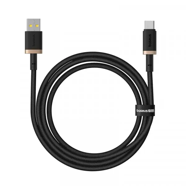 Кабель Power Delivery Baseus USB - Type-C Dura Series PD60W 1m Black-gold P10377802U01-00 від батарейки.com.ua