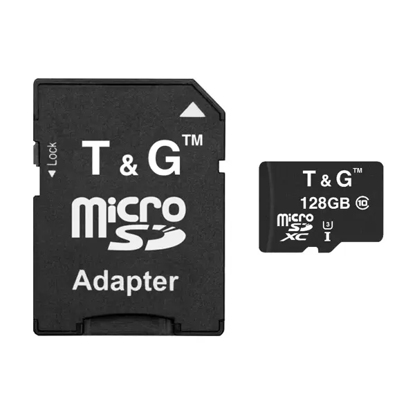 Картка пам`яті T&G microSDXC (SDH-3) 128GB Сlass 10 з адаптером від батарейки.com.ua