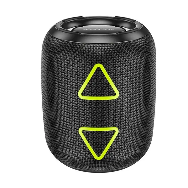 Колонка bluetooth BOROFONE BR36 FM, TF, AUX, USB, TWS чорний (Бренд: BOROFONE  Модель: BR36 Відтворення аудіо: Bluetooth, FM-Radio, TF-карты, USB флешки, AUX, TWS та інші Сумісність з Bluetooth: V5.3 Час відтворення музики: до 2 годин Динамік: 52 мм ; потужність: 5W Батарея: 1200 mAh Розмір: 122,5 * 101* 100мм Вага: 394г)) від батарейки.com.ua