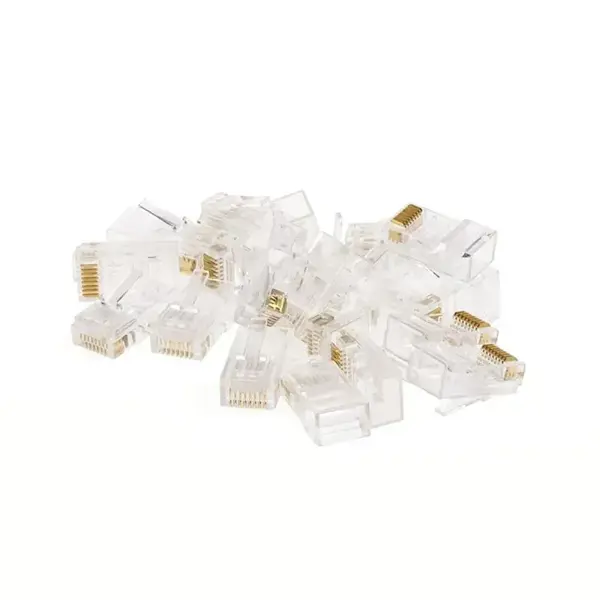 Конектор Атсом RJ45 8p8c Connector, 23-24 AWG, Cat. 6 100pcs/bag 14373 від батарейки.com.ua