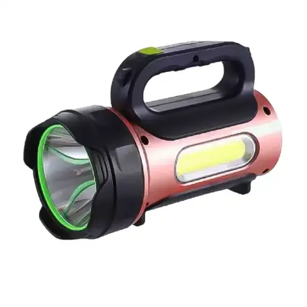Ліхтар ручний AREXES HEL-T93 30W зарядка micro USB сонячною панеллю червоне світло акумуляторний від батарейки.com.ua