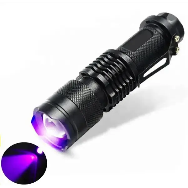 Ліхтар ручний K11-395UV ультрафіолет zoom +1хAА 1 режим  від батарейки.com.ua