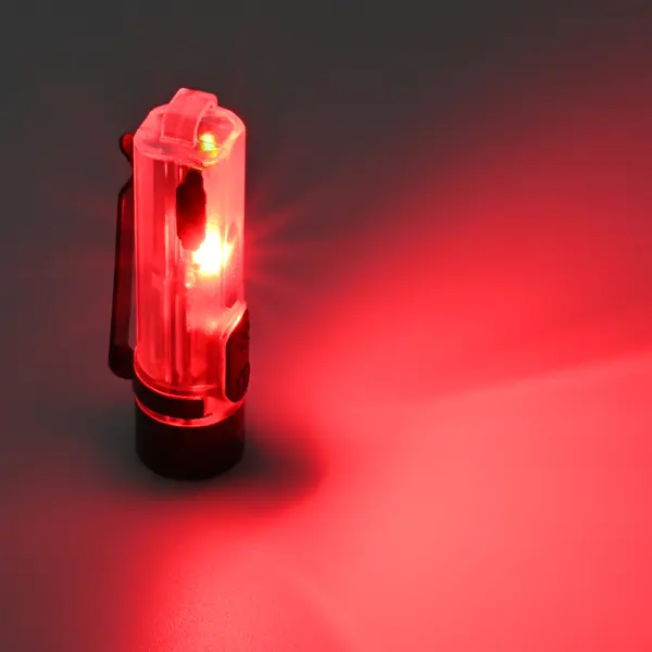 Ліхтарий брилок VIDEX VLF-AK012 400Lm 135м Li-pol 601045 250mAh, біле, червоне, УФ світло від батарейки.com.ua