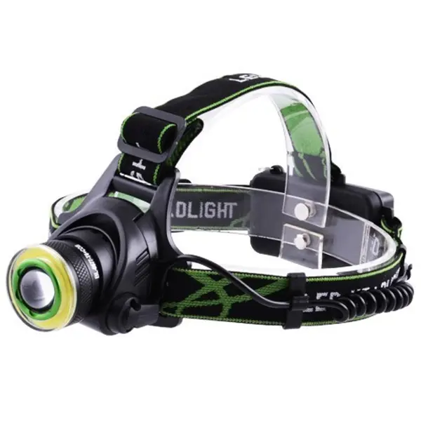 Ліхтарик налобний акумуляторний мет BL-T106-T6+COB ЗУ micro USB 4режими zoom від батарейки.com.ua