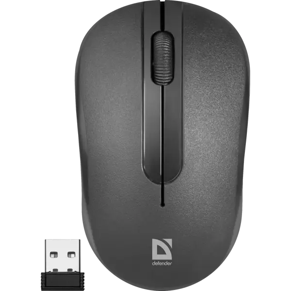 Миша бездротова DEFENDER Datum MM-285 1600 dpi чорна (Тип продукту для офісу Тип сенсора оптичний Тип підключення бездротовий Робоча частота 2.4 ГГц Радіус дії 10 м Кількість кнопок 2 + колесо прокрутки Роздільна здатність сенсора миші, DPI 1600 Мінімальне значення DPI 1600 dpi Максимальне значення DPI 1600 dpi Елементи живлення 2 × AAA Живлення 1,5 В / 10 мА постійного струму) від батарейки.com.ua