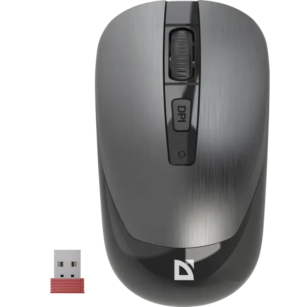 Миша бездротова DEFENDER Wave MM-995, сіра (Тип продукту для офісу Тип сенсора оптичний Тип підключення бездротовий Інтерфейс підключення USB Радіус дії 0—10 м Кількість кнопок 3 + колесо прокрутки Роздільна здатність сенсора миші, DPI 800 / 1200 / 1600 Мінімальне значення DPI 800 dpi Максимальне значення DPI 1600 dpi Елементи живлення 1 × AA Прогумоване колесо прокручування є Безшумні кнопки є Тефлонові ніжки є Кількість натискань 5 мільйонів Колір сріблястий Системні вимоги до ПК Windows 2000/XP/Vista/7/8/10, Mac OS X10) від батарейки.com.ua