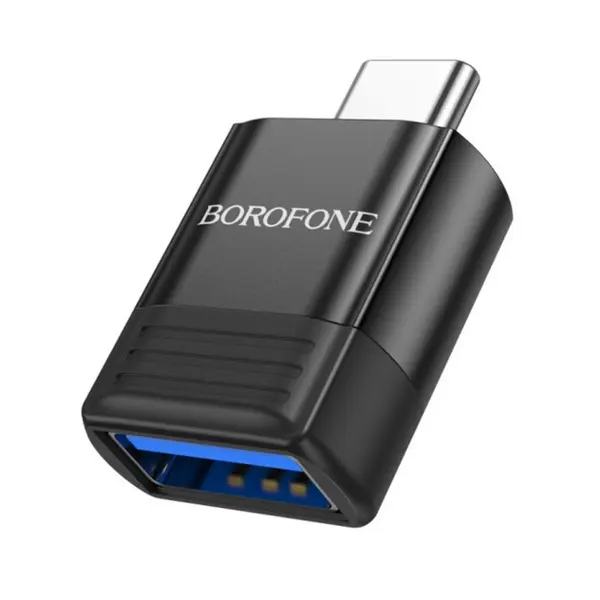 Перехідник OTG BOROFONE BV18 Type-C AM в USB3.0 AF  від батарейки.com.ua