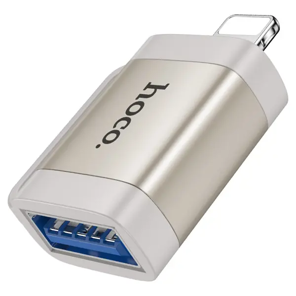Перехідник OTG HOCO Lightning to USB UA31A від батарейки.com.ua