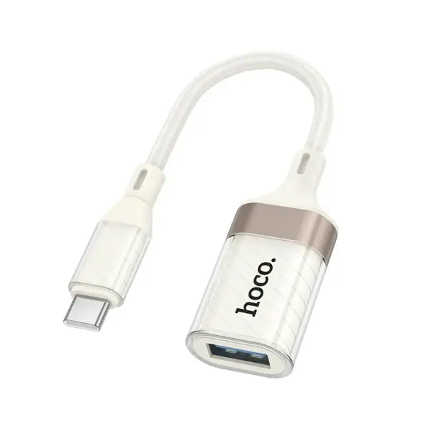 Перехідник OTG HOCO UA39A Type-C to USB3.0  від батарейки.com.ua