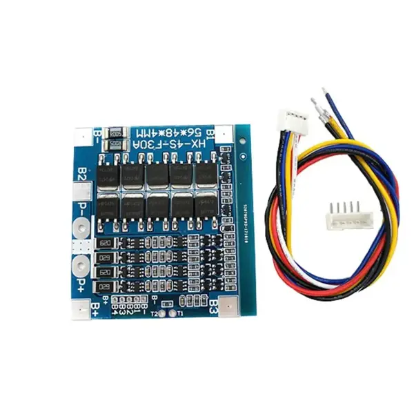 плата BMS 4S 3,2V LiFePo4  12,8V 30A (плата захисту та BMS контролер) від батарейки.com.ua