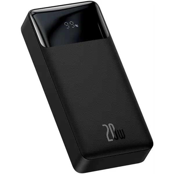 power bank Baseus Bipow Digital Display 20000mAh 2USB type-c PD20W чорний PPBD050501 від батарейки.com.ua