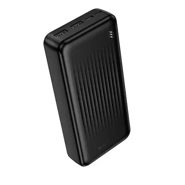 power bank BOROFONE BJ78A Clever 20000mAh 2xUSB 2xType-C QC3.0 чорний ( мм: 146 х 69 х 40;) від батарейки.com.ua