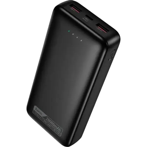 power bank Hoco DB130 Tridentis 20000mAh PD30W чорний від батарейки.com.ua