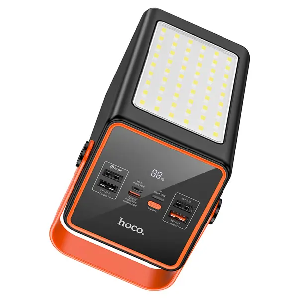 power bank Hoco J107 Super 90000mAh, 4xUSB Type-C Micro, PD20W QC3.0, LedLamp Black від батарейки.com.ua