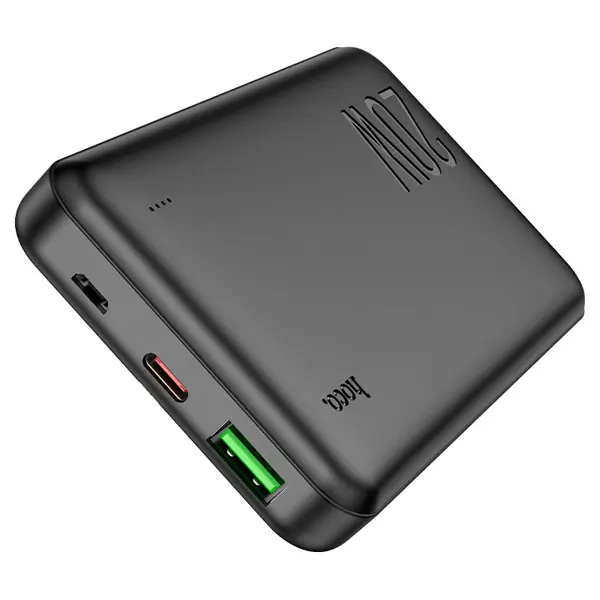 power bank Hoco J87 Tacker 10000mAh PD20W QC3.0 чорний від батарейки.com.ua