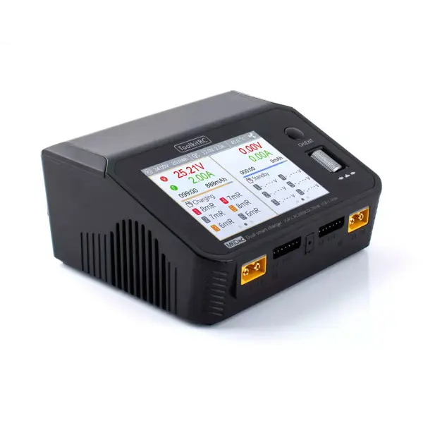 Розумне зарядне ToolkitRC M6DAC TK11500, LiPo LiHV LiFe Liion 1-6S, NiMh, Pb, 2 канали, 700W від 220В від батарейки.com.ua