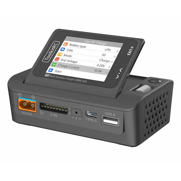 Розумне зарядне ToolkitRC M9 TK11900, LiPo LiHV LiFe Liion 1-8S, NiMh, Pb, 600W 20А від батарейки.com.ua