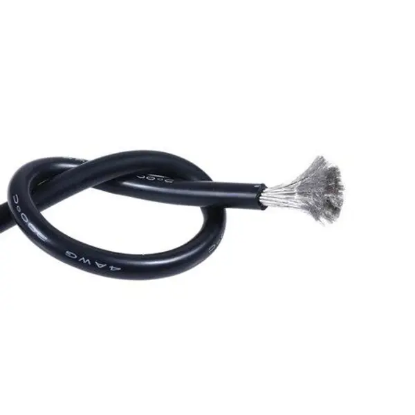 Силіконовий провід 14AWG чорний від батарейки.com.ua
