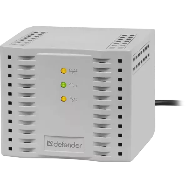 Стабілізатор напруги Defender AVR PX1500 600 Вт, 4 розетки від батарейки.com.ua