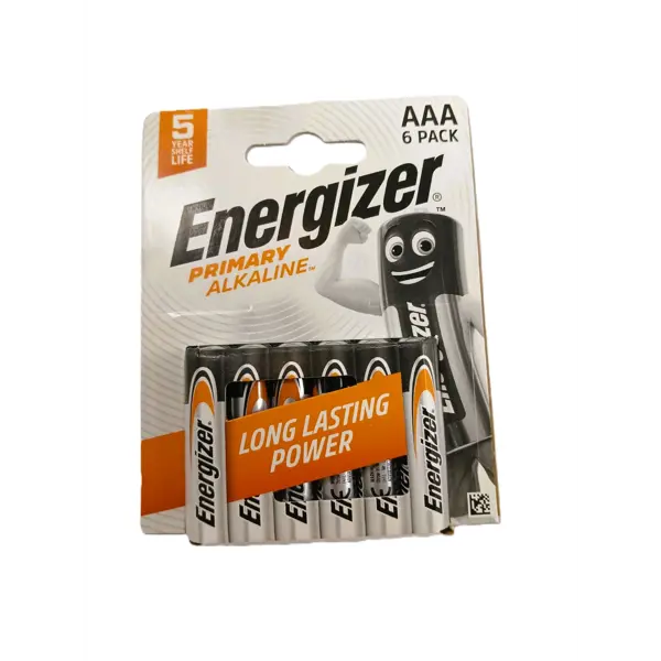 Батарейка ENERGIZER Primary LR03 6BL від батарейки.com.ua