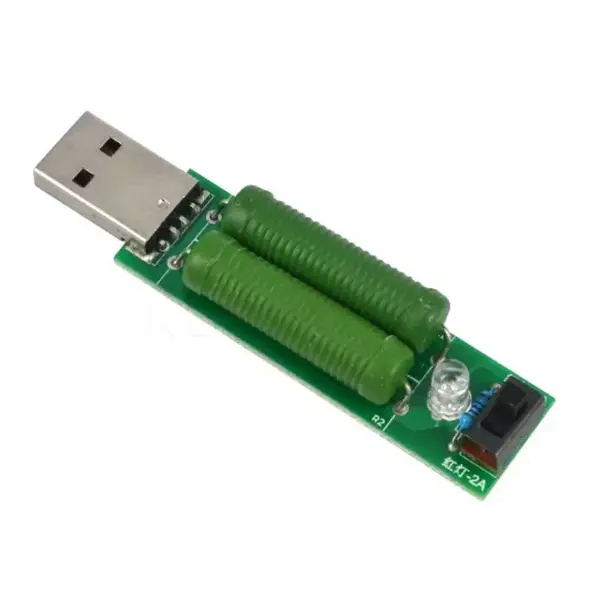 USB нагрузка 1А и 2А с перемикачем від батарейки.com.ua