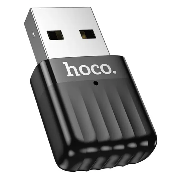 Wi-Fi адаптер HOCO HI33 WiFi5 USB 650 Мбіт/с Black від батарейки.com.ua