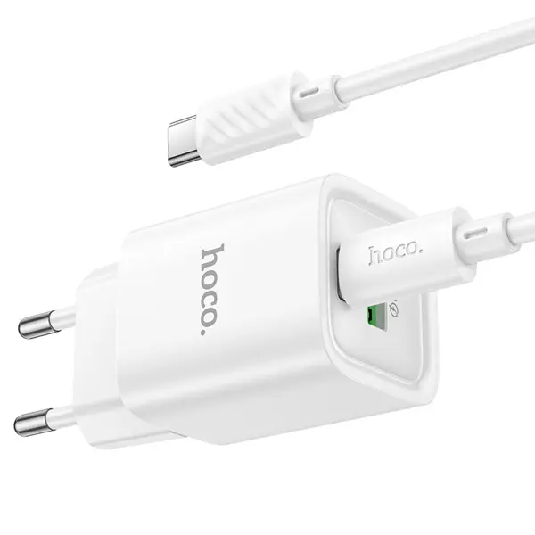 Зарядне HOCO C149A PD30W QC3.0 біле від батарейки.com.ua