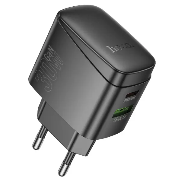 Зарядне HOCO CS61A PD30W Type-C 1USB чорне від батарейки.com.ua