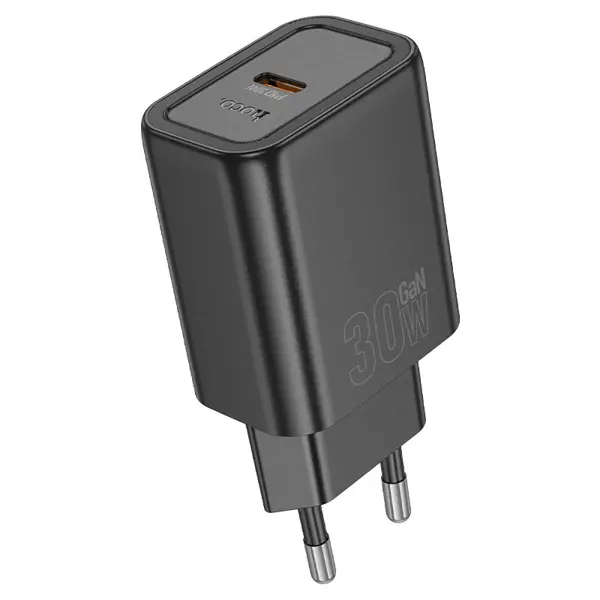 Зарядне HOCO N62 PD30W Type-C чорне від батарейки.com.ua